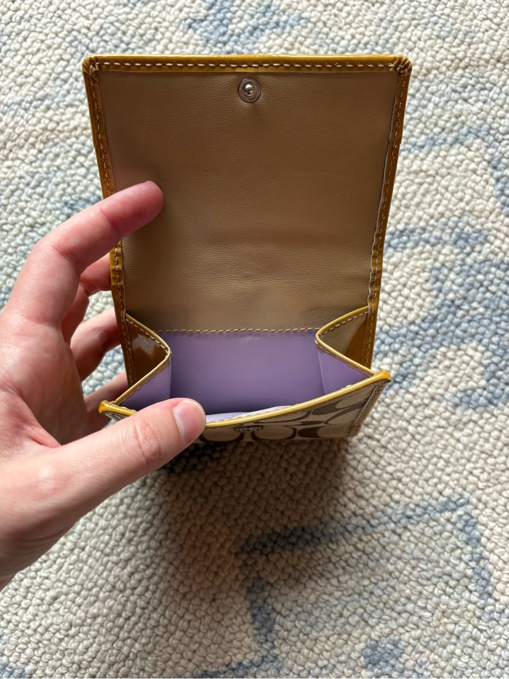 Coach Wallet in Signature Jacquard - Picture 4 of 7